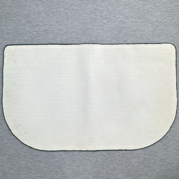 Snowman Holly Half-Round Rug 30"x18" Rubber Back Christmas Welcome Mat by B&D - Picture 3 of 6